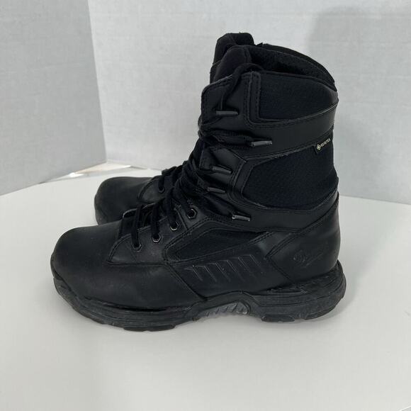 DANNER STRIKER BOLT 8" BLACK TACTICAL BOOTS Size 10.5 Gore-Tex 26633 VIBRAM Sole - Picture 6 of 13